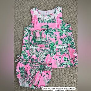 Lilly Pulitzer dress with bloomers 6-12 months